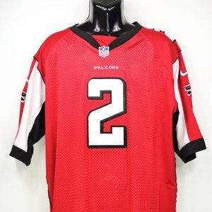 Nike Atlanta Falcons Matt Ryan Men's Size 52 Red Black White On Field Jersey